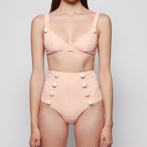 Lisa Marie Fernandez Peach Bikini Set - 4 Hot Trend!